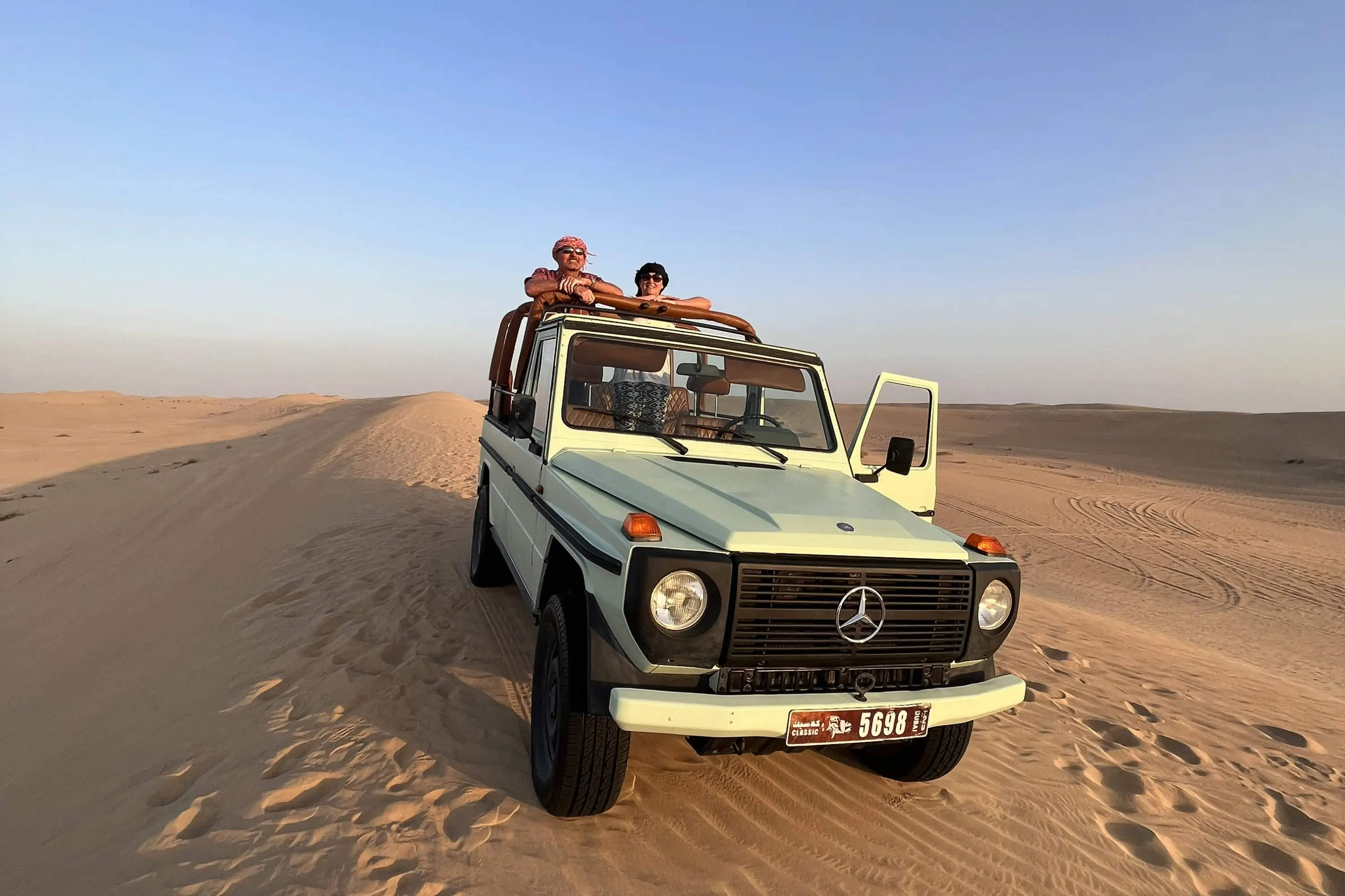 Luxury Desert Safari with Vintage G-Class & Al Marmoom Oasis Dinner in Dubai - Photo 10