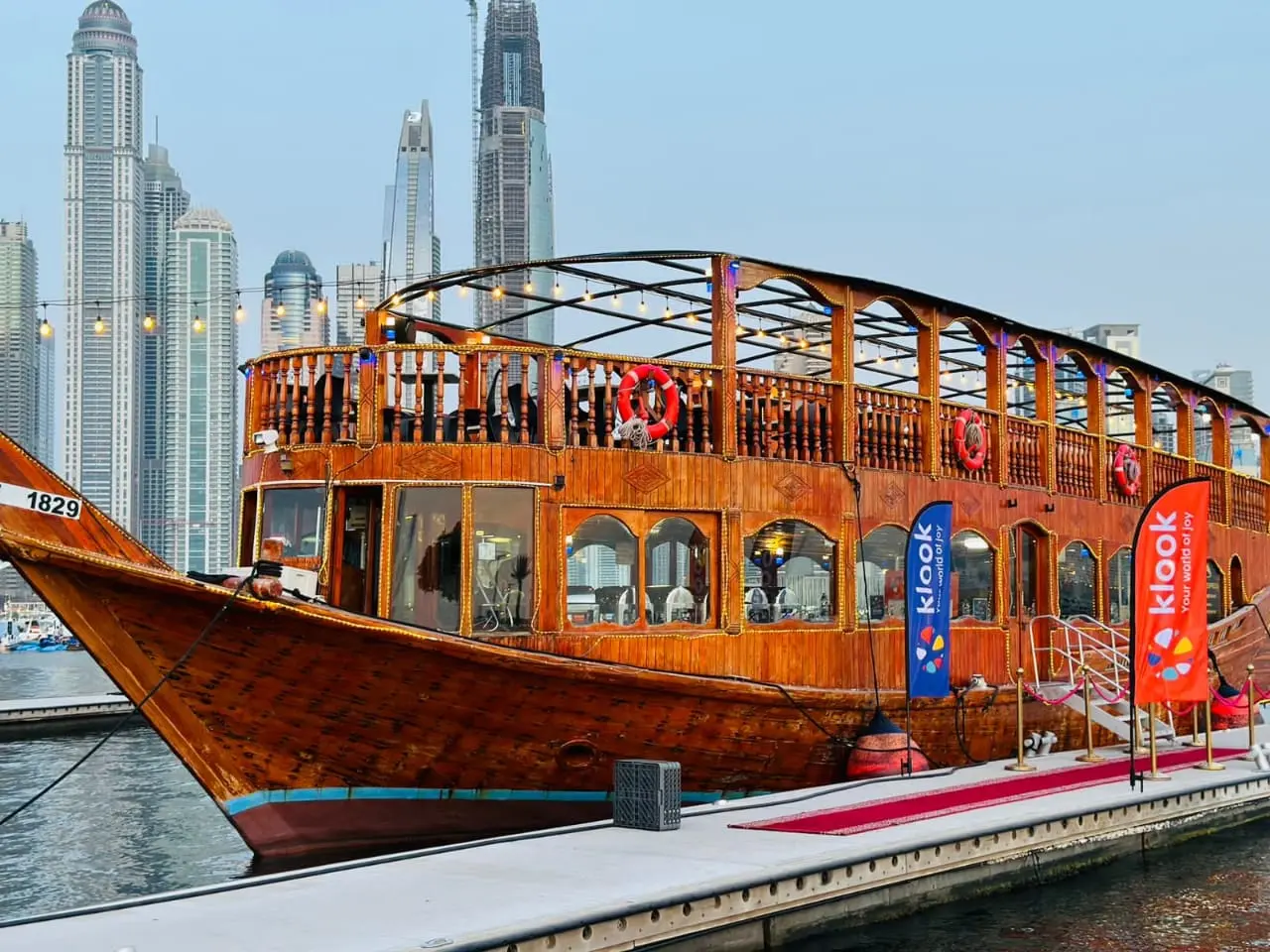 Marina Dubai Dhow Cruise in Dubai