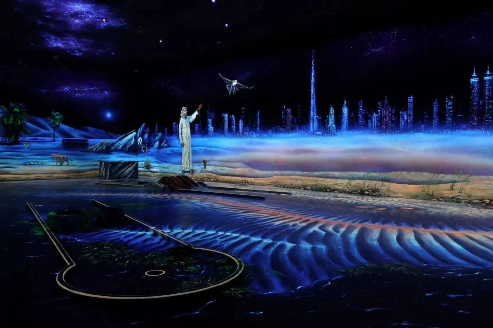 3D Blacklight Minigolf Ticket in Dubai - Photo 3