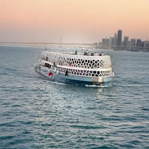 Lotus Mega Yacht Dinner Cruise in Dubai