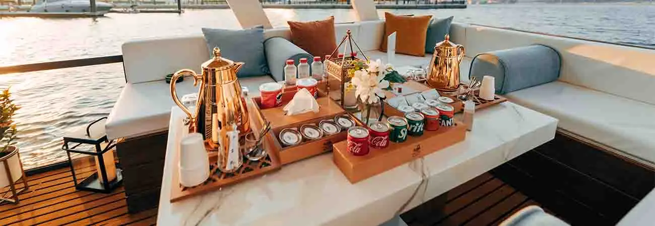 Dream Boats Floating Cafe in Dubai