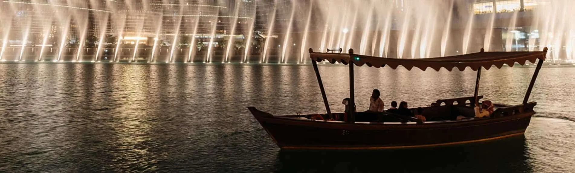 Dubai Fountain Lake Ride from Abu Dhabi in Abu Dhabi